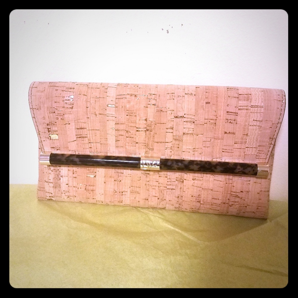 DVF Cork Clutch